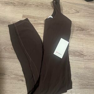 lululemon athletica Chocolate Brown Jumpsuit
